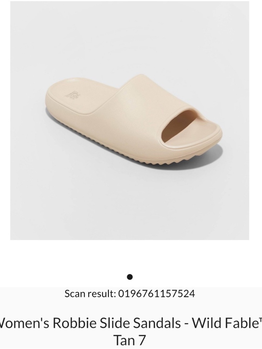 wild fable Slide Sandal in Light Tan